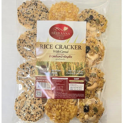 Sriwanna Rice Cracker With Cereal 140g