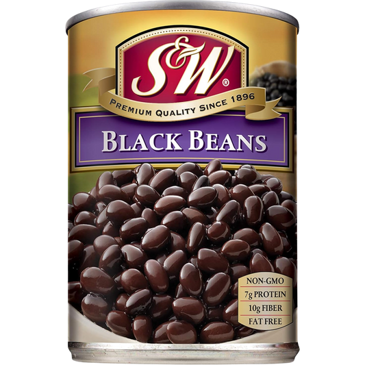 S&W Black Beans In Brine