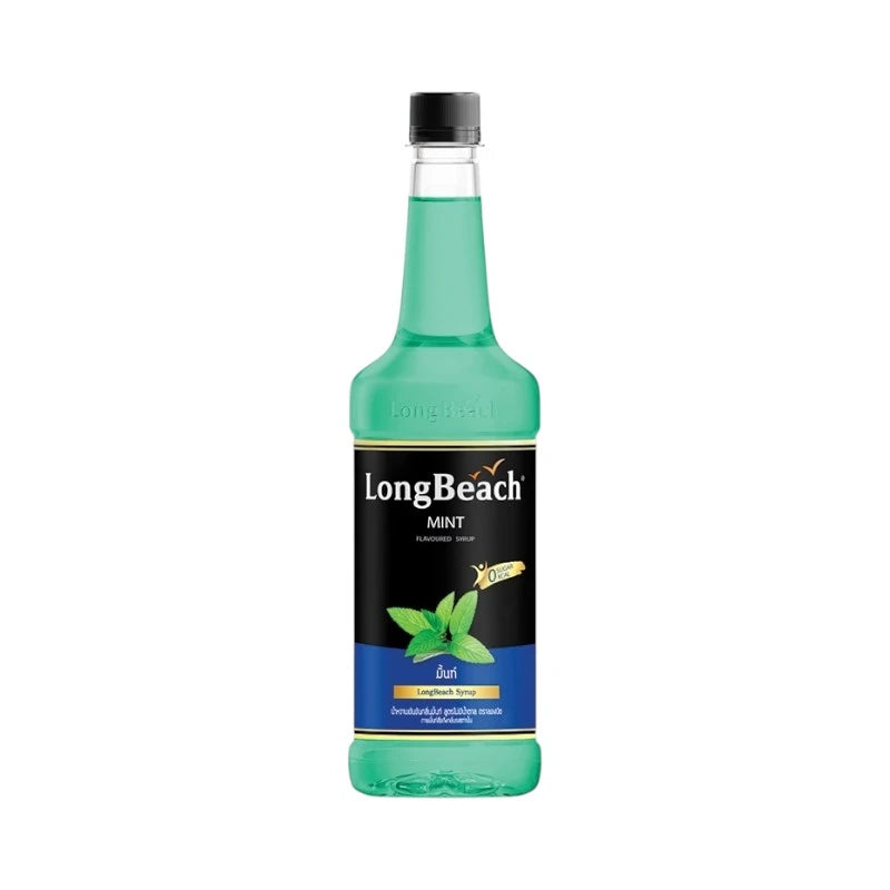 Longbeach Zero Calories Mint Syrup No Sugar/ No Calories/ 0 Kcal