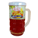 Empire Mixed Fruit Spread in a 320g jar, showcasing colorful fruit pieces and smooth texture, ideal for breakfast or snacks.
