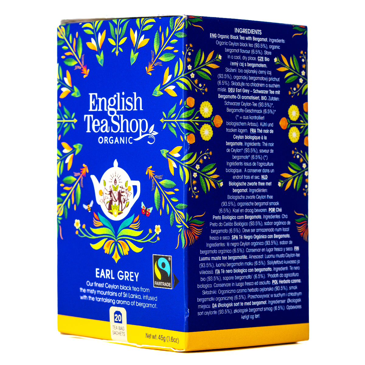 English Tea Shop Organic Earl Grey Tea Bags