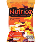 Nutrioz Mix Root Thai Spice confectionery snack in a colorful package, featuring a variety of spicy and savory treats.