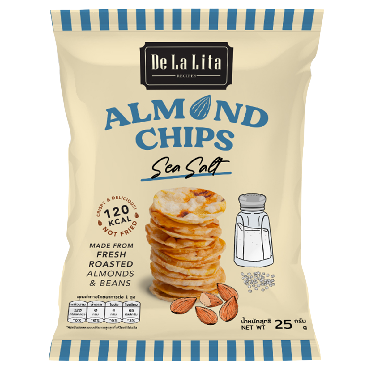 De La Lita Almond Chips Sea Salt