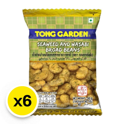 Tong Garden Wasabi Broad Beans 40g x6