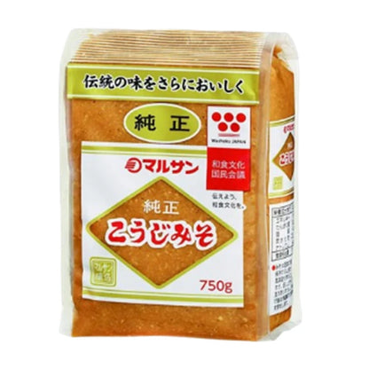 Marusan-ai Jyunsei Koji Miso Made With Soybean 750g x3 bags