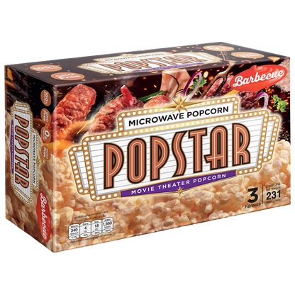 Popstar Microwave Bar-B-Q Flavor