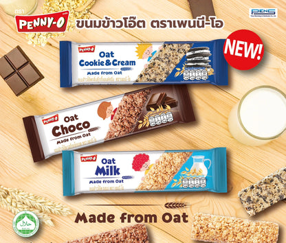 Pennyo Oatmeal Snacks Milk Flavor 15g x3