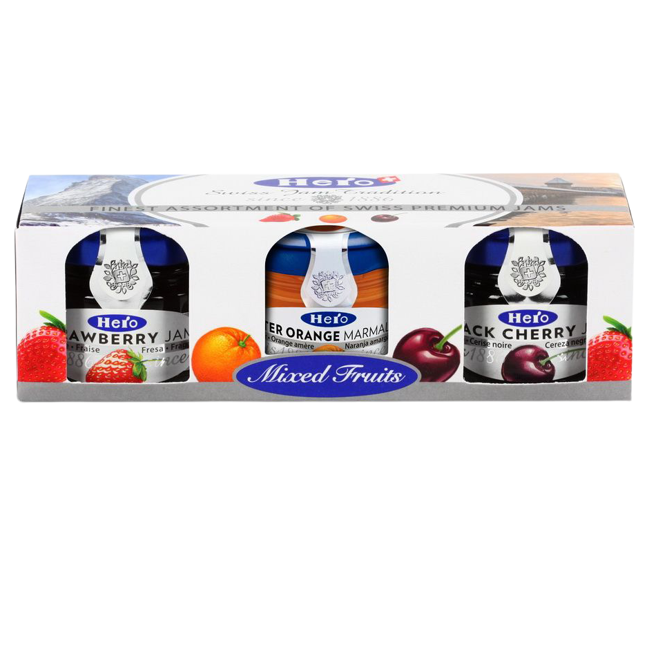 Hero Mixed Fruit Flavours Jam Pack