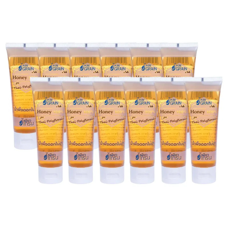 Pure Grain Honey From Wild Flowers Squeeze Tube Type 130g