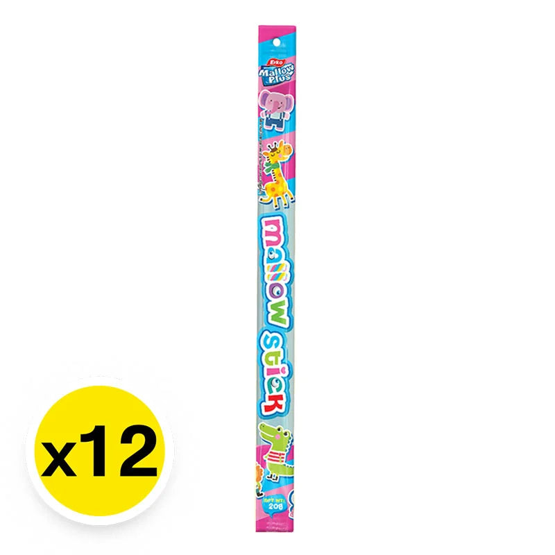 Erko Stick Marshmallow Strawberry 20g x12