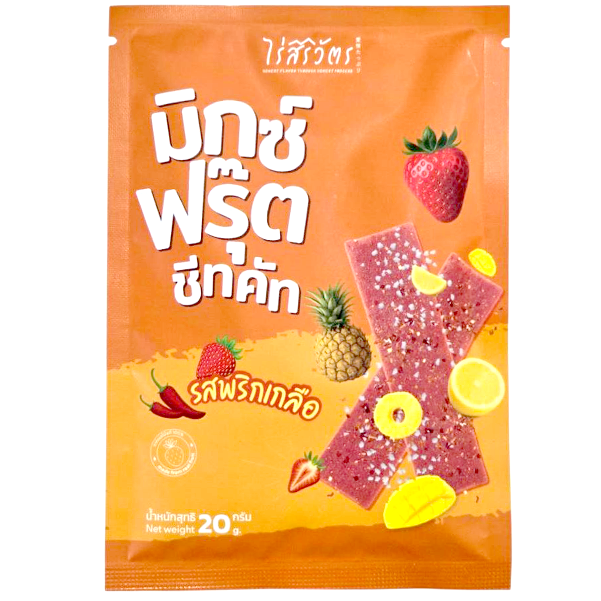 Rai Siriwat Mixed Fruit Sheet Cuts & Strawberry