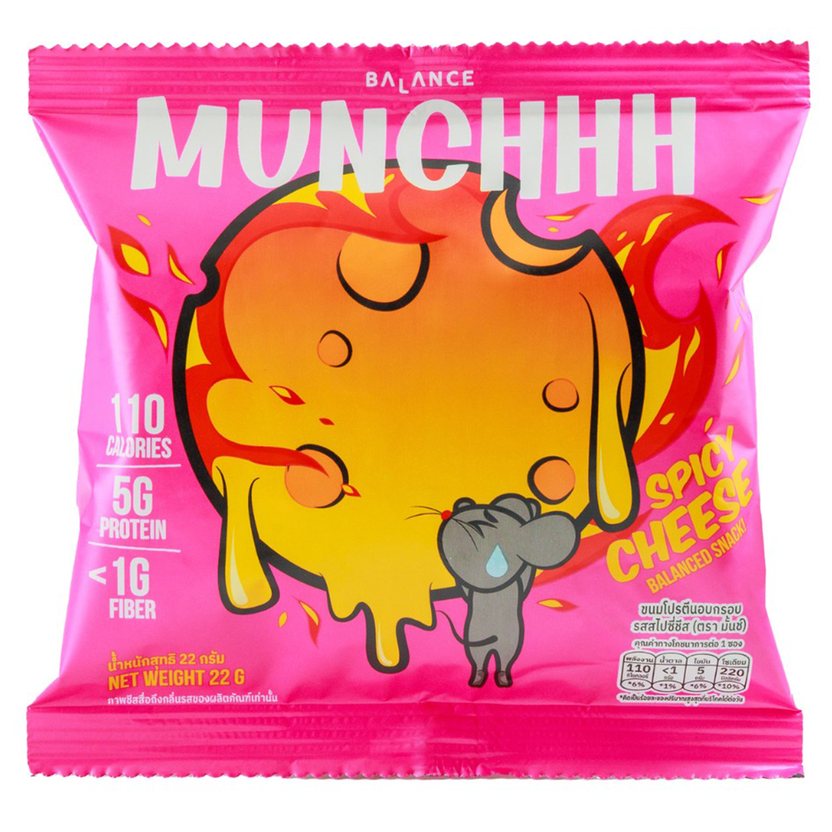 Munchhh Protein Snack Spicy Cheese Flavor