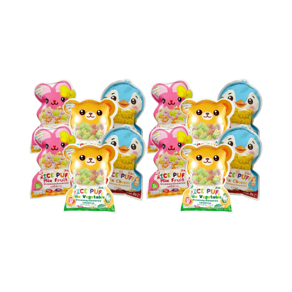 BEGIN BABY Rice Puff Mixed With Vegetables Fruit