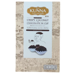Kunna Crispy Coconut with Milk Chocolate confectionery snack showing crispy coconut pieces coated in milk chocolate