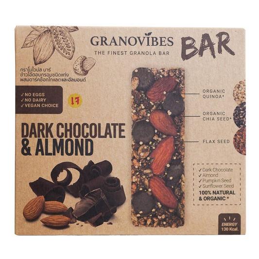 Granovibes Granola Bar Dark Chocolate & Almond