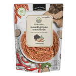 Chiatoro crispy chili snack with chia seeds and real black truffle, showcasing a colorful, crunchy confectionery treat.