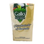 Riso Gallo Arborio rice in a 1kg bag, dry grocery product, with a close-up of the rice grains in the packaging.