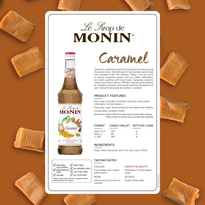 Monin Caramel Syrup 700ml