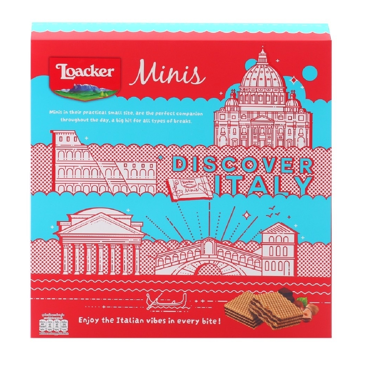 Loacker Italian Square Wafer Gift Box