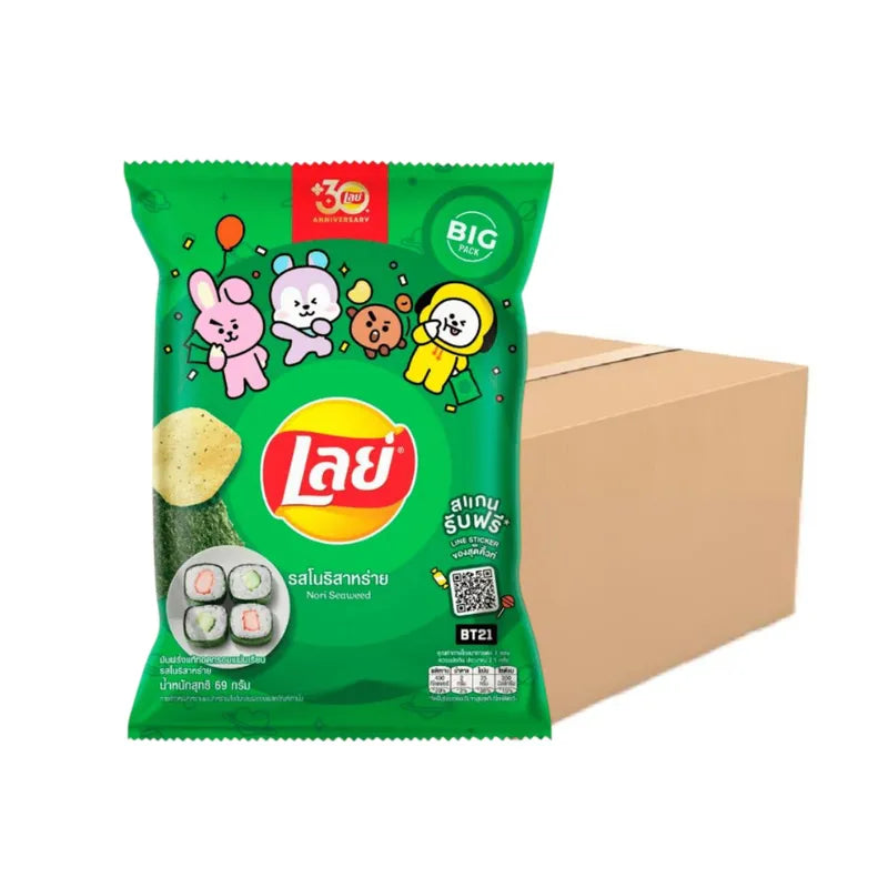 LAYS CLASSIC NORI SEAWEED 69g x12