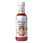 Tiger Smiles Soybean Curd Suki Sauce 590g in a jar, showcasing the dark, thick soy sauce with a smooth label.
