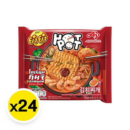 Yumyum Hotpot Instant Noodle Korean Kimchi 100g x24
