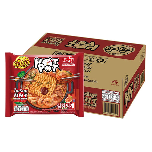 YUMYUM Hotpot Instant Noodle Korean Kimchi 100g x24