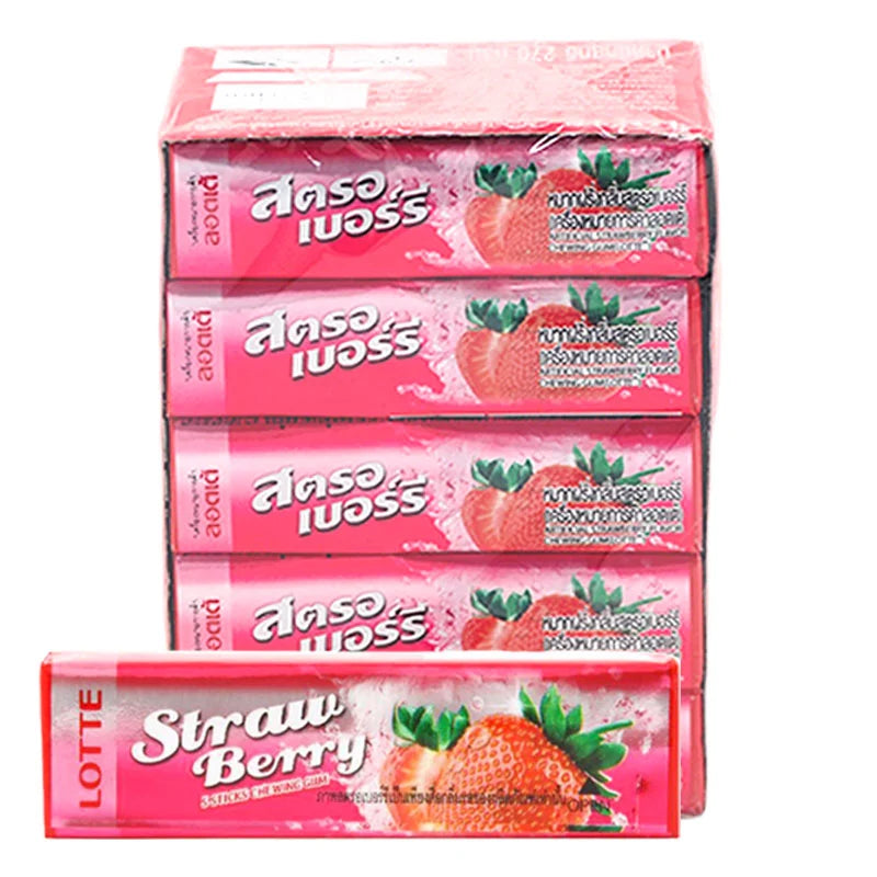 LOTTE Gum Strawberry 13.5g x20
