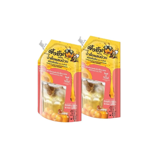 B-Smile Real Honey Mixed With Concentrated Plum Juice 2 Bags