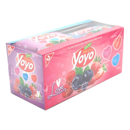 YO Love Berry Gelatin Jelly Heat Shape 18g x12