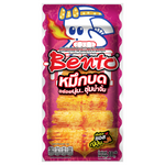 Bento Squid Roller Japanese-style confectionery snack with rolled squid flavor and savory sauce, in vibrant packaging.