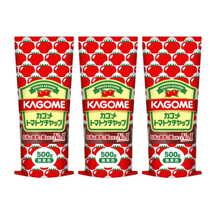 Kagome Tomato Ketchup Sauce 500g x3