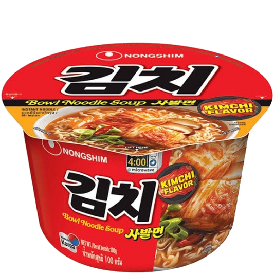 Nongshim Bowl Noodle Soup Kimchi