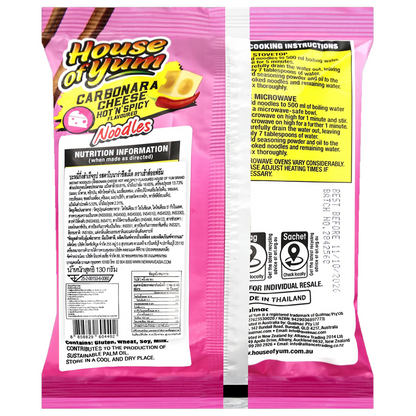 House Of Yum Instant Noodles Carbonara Cheese