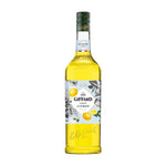 Giffard Mixology Lemon 1L bottle for cocktails and drinks, showcasing bright yellow lemon flavor in a clear plastic bottle.