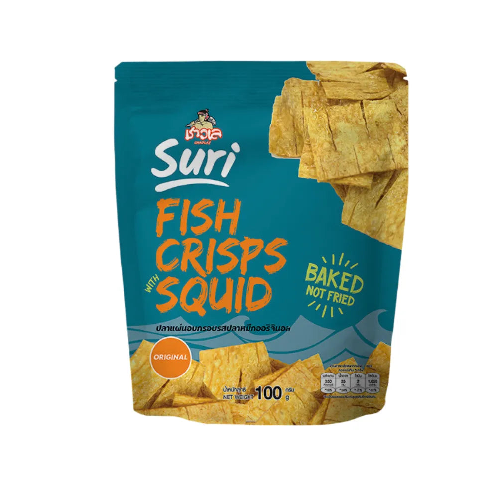 Chaolay Fish Crisps With Squid 100g x6