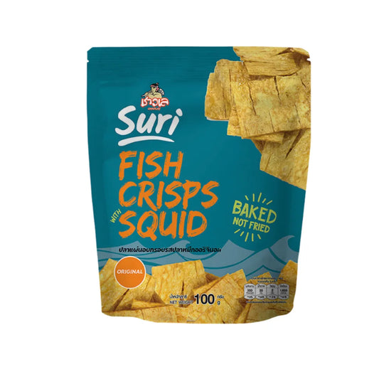 Chaolay Fish Crisps With Squid 100g x6
