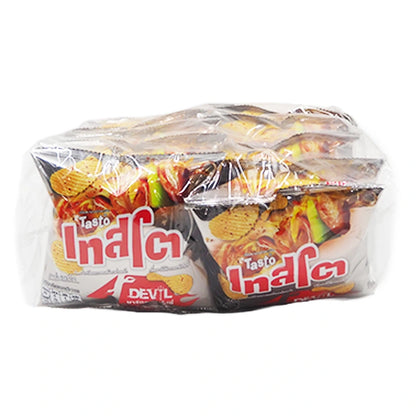 Tasto Devil Potato Chips Barbecue Max Spicy 11g x12