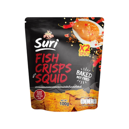 Chaolay Fish Crisps With Squid 100g x3
