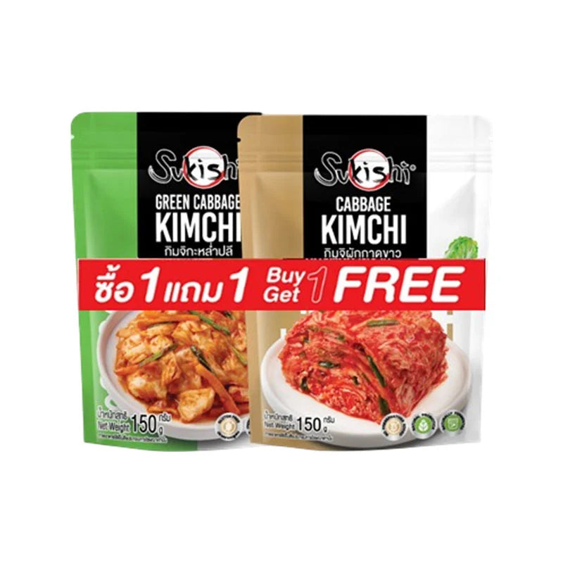 Sukishi Cabbage Kimchi & Green +1 150g x1
