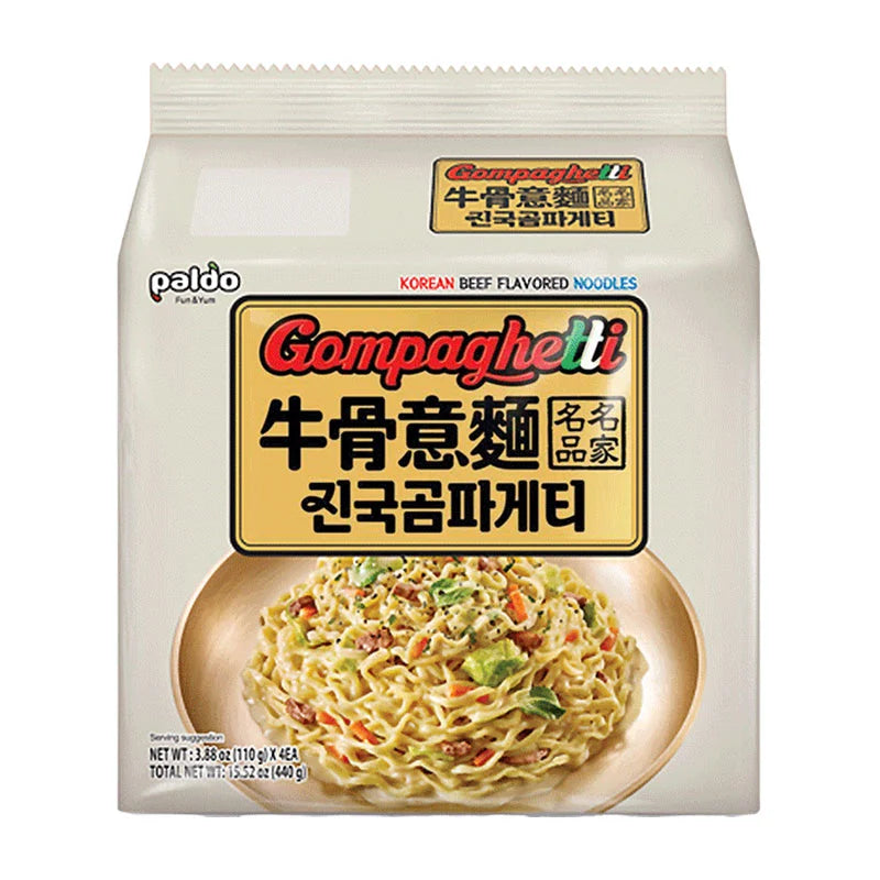 PALDO Gompaghetti Beef Instant Noodle 110g x4