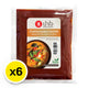 Set of six NAMJAI Panang Curry Paste 100g jars with vibrant label designs and traditional Thai flavor imagery.
