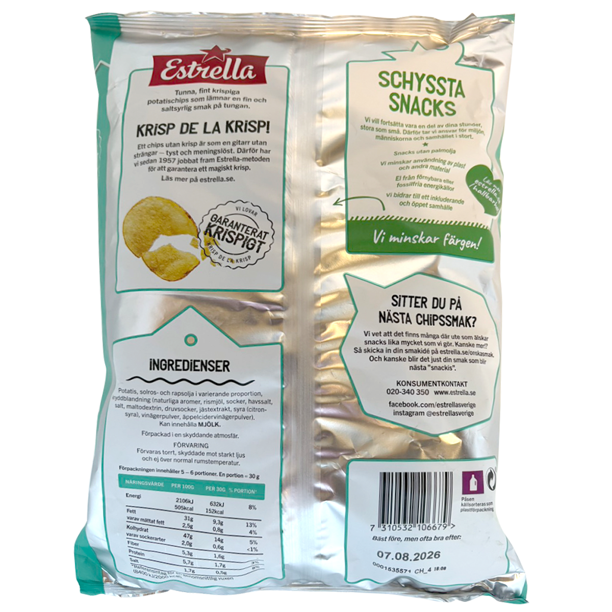 Estrella Salt & Vinegar Chips