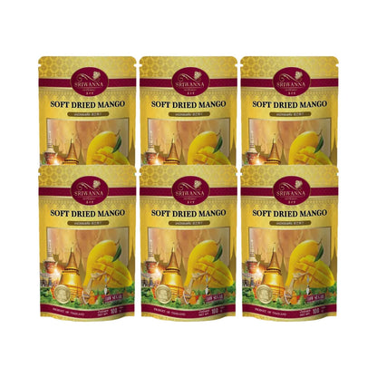 SRIWANNA Mango Set Pack Buy 3 Get 3 Free (soft Dried Mango Buy 3