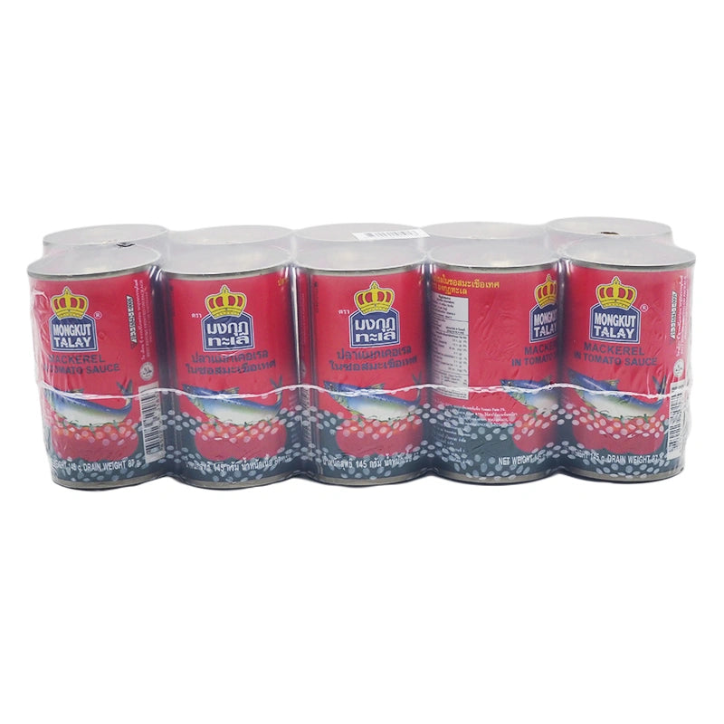 Mongkut Talay Mackerel In Tomato Sauce 145g x10
