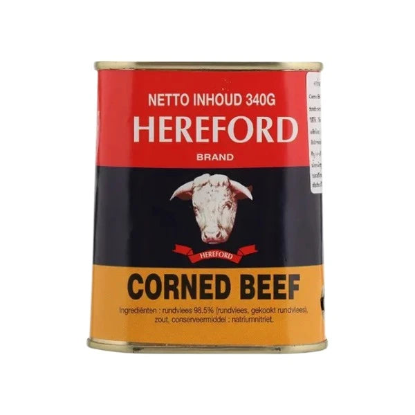 HEREFORD Corned Beef Gluten-free (made In France) Cans 340g x10