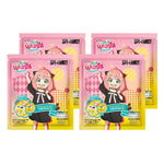 Campus Spy X Family makeup puff, 12g, used for applying powder, with a soft, plush surface and colorful branding design.