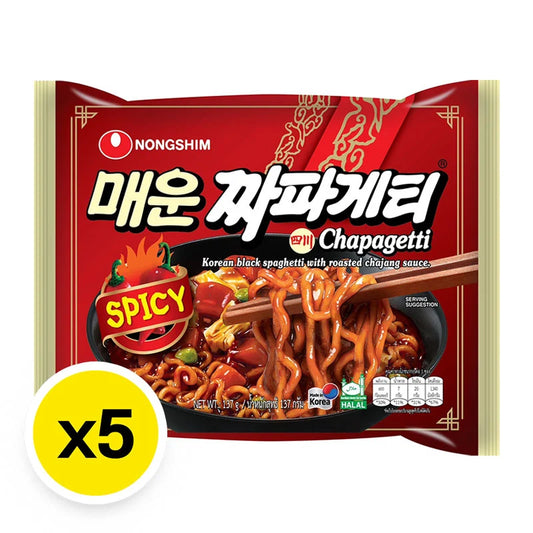 Nongshim Chapaghetti Jjajang Spicy 137g x5