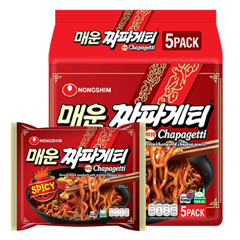 NONGSHIM Chapaghetti Jjajang Spicy 137g x5