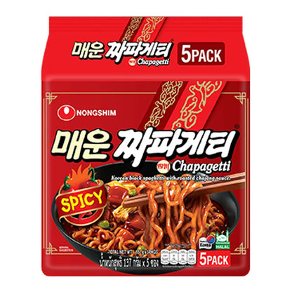 Nongshim Chapaghetti Jjajang Spicy 137g x5